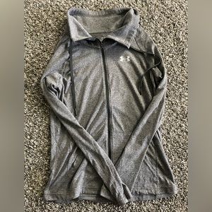 Under Armour grey zip up